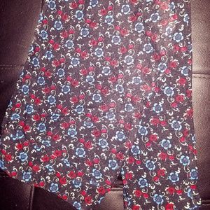 LuLaRoe TC Leggings - Blue and Red Floral